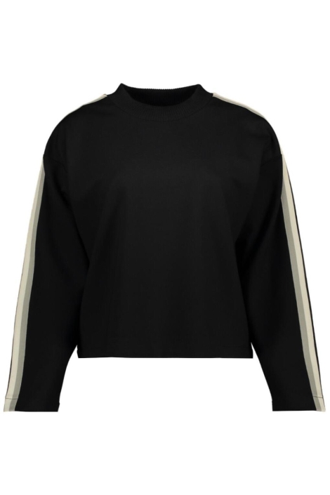 Garcia zwarte dames sweater | Vooraanzicht