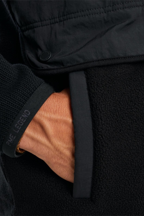 PME legend zwarte heren jas | Close up