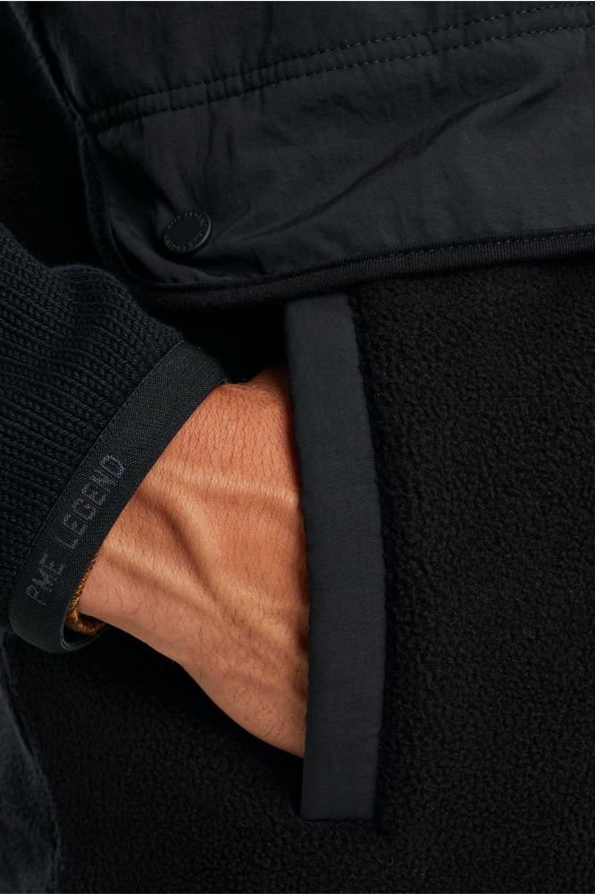 PME legend zwarte heren jas | Close up