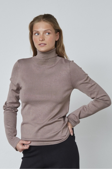 SisterS point Trui LEPIA T PU 18686 MOCHA BROWN