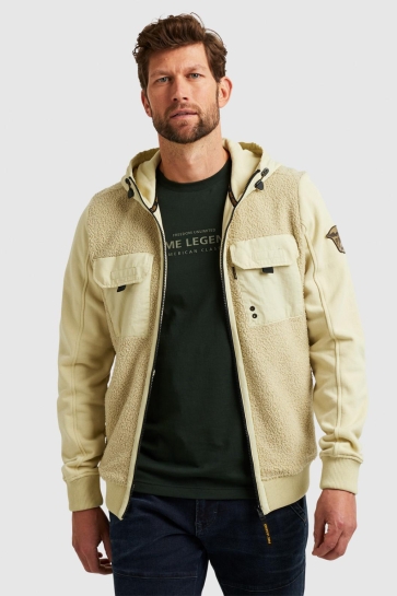 PME legend Vest TEDDY VEST MET CAPUCHON PSW2309427 8001