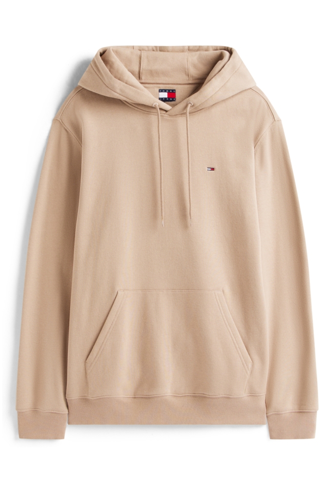 Tommy Jeans taupe heren sweater | Vooraanzicht