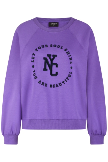 Lady Day Trui JOYCE SWEATER L28 606 2754 VIOLET
