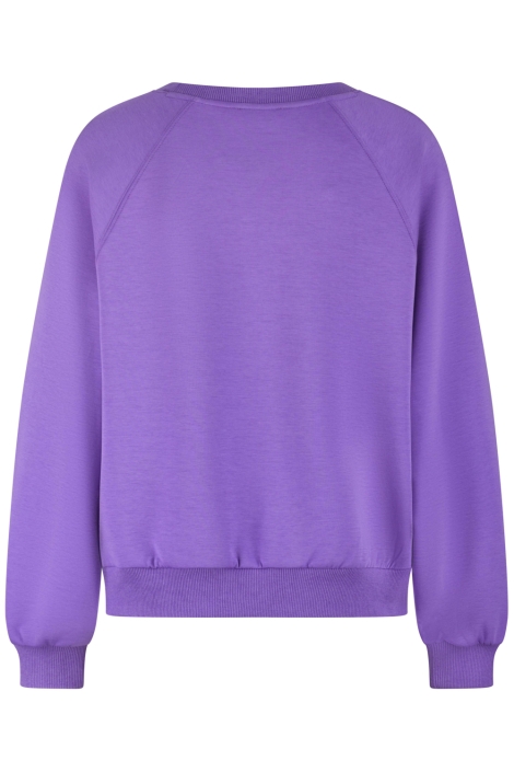 Lady Day paarse dames sweater | Achteraanzicht