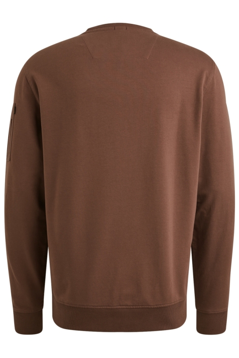 PME legend bordeaux heren sweater | Achteraanzicht
