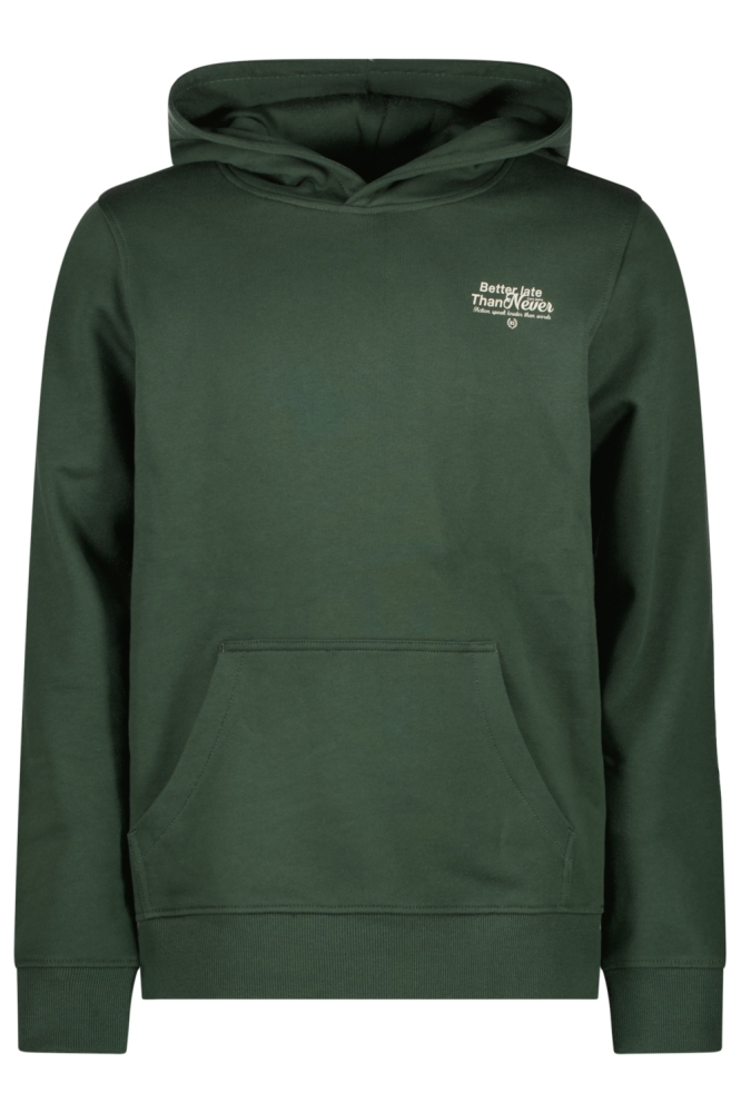 Cars groene heren sweater | Vooraanzicht