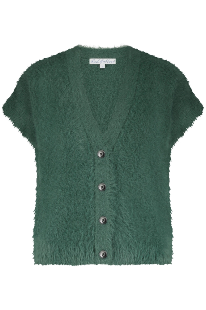 Red Button groene dames gilet | Vooraanzicht