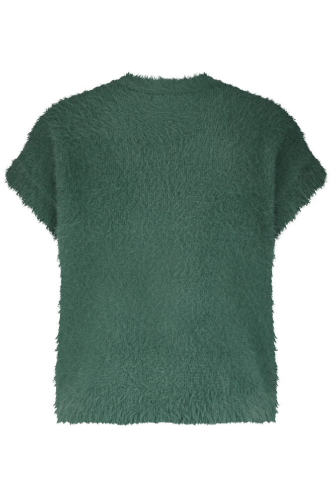 Red Button groene dames gilet | Achteraanzicht