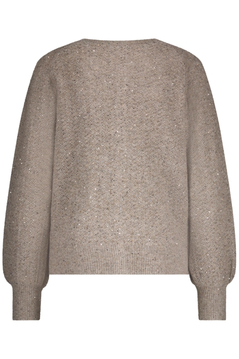 Red Button bruine dames vest | Achteraanzicht