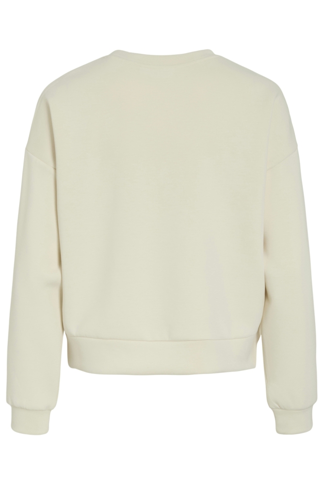 Vila beige dames sweater | Achteraanzicht