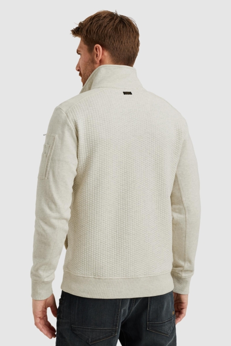PME legend beige heren vest | Model achteraanzicht