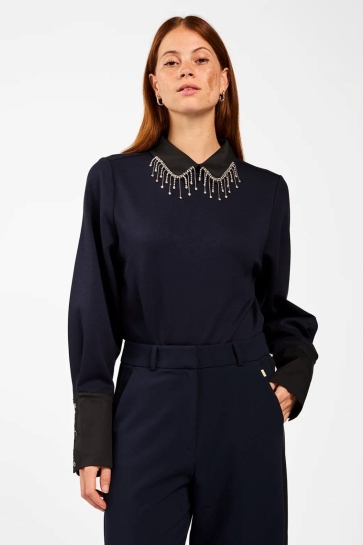 Aaiko Trui NICKY VIS 436 193923 DARK NAVY