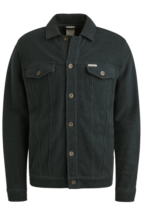 Cast Iron blauwe heren vest | Vooraanzicht