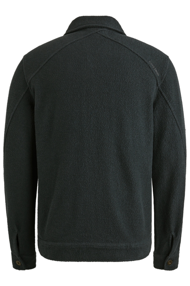 Cast Iron blauwe heren vest | Achteraanzicht