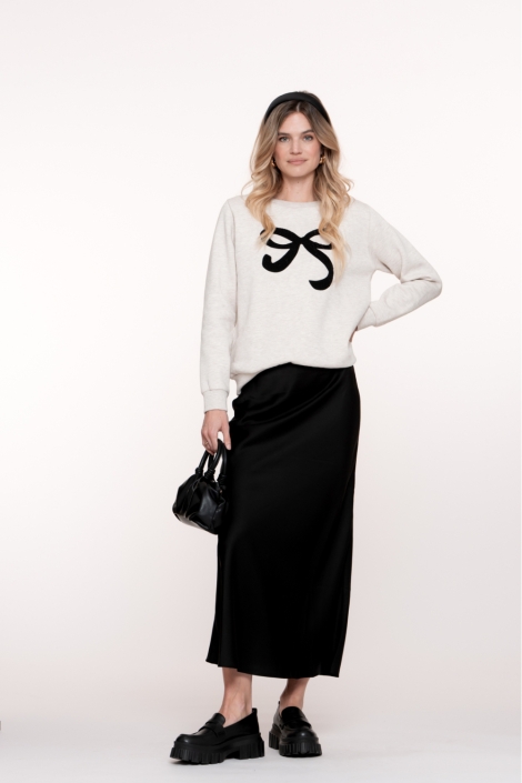 Geisha beige dames sweater | Model