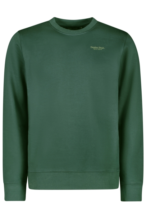 Cars groene heren sweater | Vooraanzicht