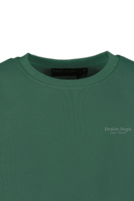 Cars groene heren sweater | Close up