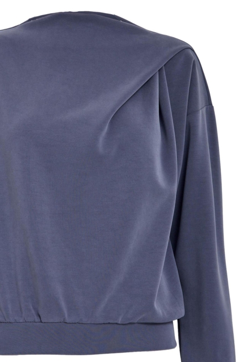 Minus blauwe dames sweater | Close up