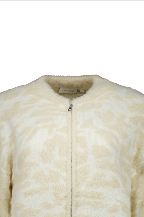 Cars ecru dames vest | Close up