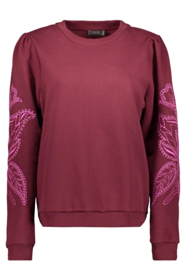 Geisha Trui SWEATER 52586 24 BORDEAUX/PINK