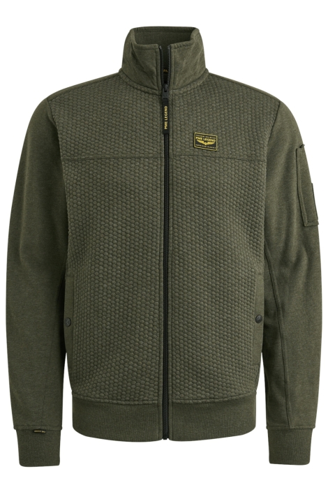 PME legend groene heren vest | Vooraanzicht