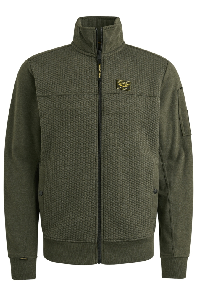 PME legend groene heren vest | Vooraanzicht