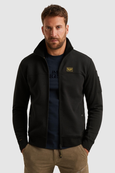 PME legend zwarte heren vest | Model vooraanzicht