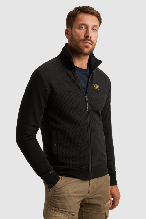PME legend zwarte heren vest | Model zijaanzicht
