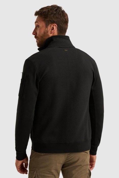 PME legend zwarte heren vest | Model achteraanzicht
