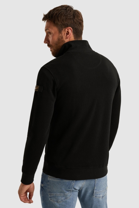 PME legend zwarte heren trui | Model achteraanzicht