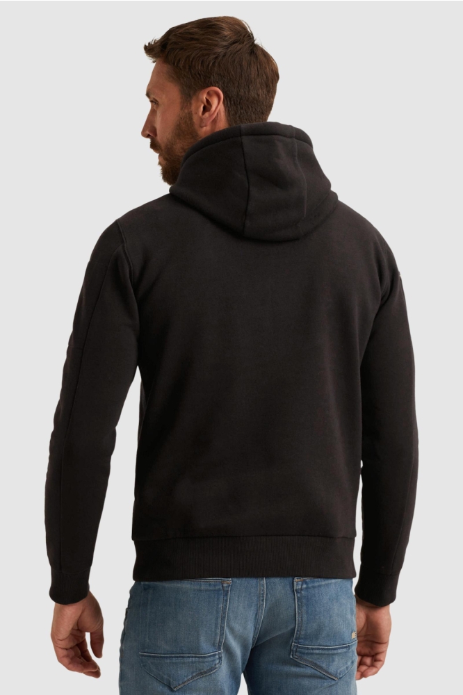 PME legend zwarte heren sweater | Model achteraanzicht