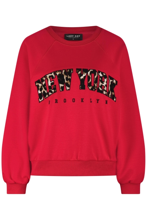 Lady Day rode dames sweater | Vooraanzicht