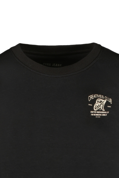 Cars zwarte heren sweater | Close up