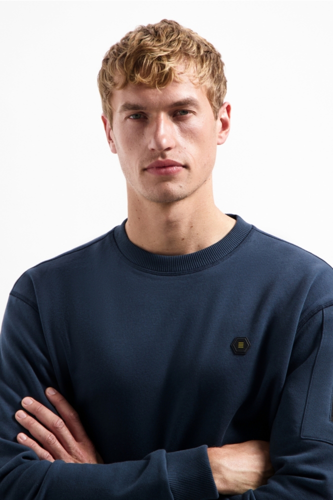 NO-EXCESS blauwe heren sweater | 