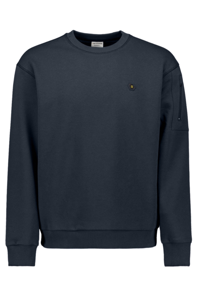 NO-EXCESS blauwe heren sweater | 