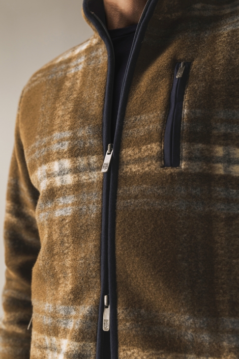 State of Art bruine heren vest | Kleurstaal