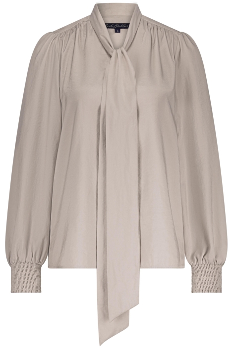 Red Button beige dames blouse | Vooraanzicht