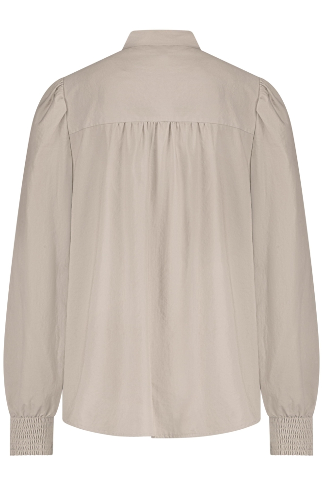 Red Button beige dames blouse | Achteraanzicht