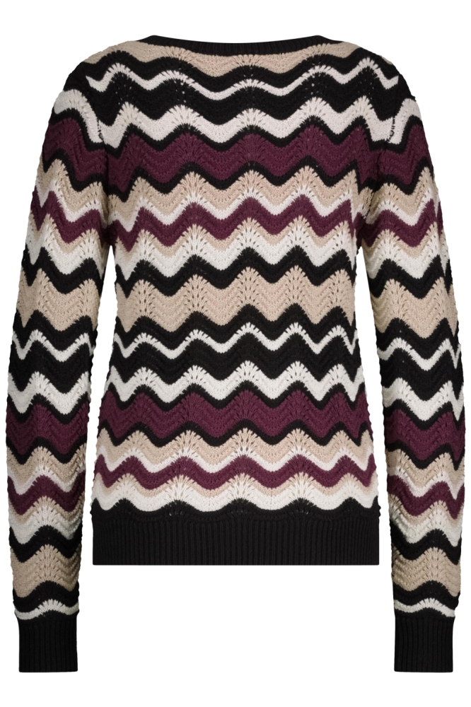 Red Button multi color dames trui | Achteraanzicht