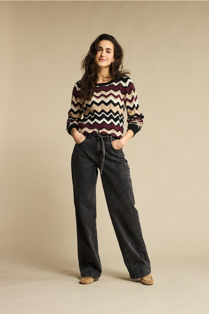 Red Button multi color dames trui | Model