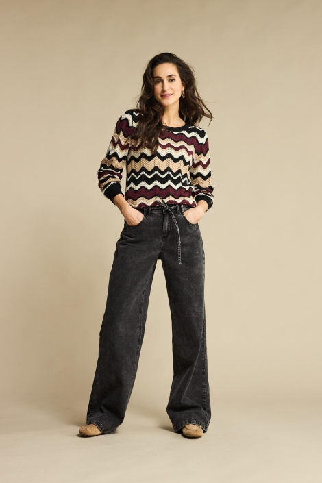 Red Button multi color dames trui | Model