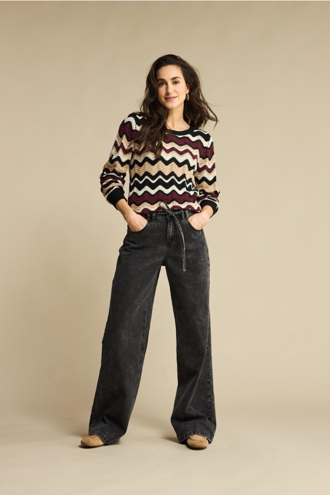 Red Button multi color dames trui | Model