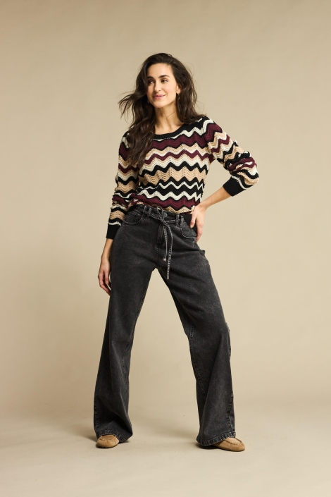 Red Button multi color dames trui | Model