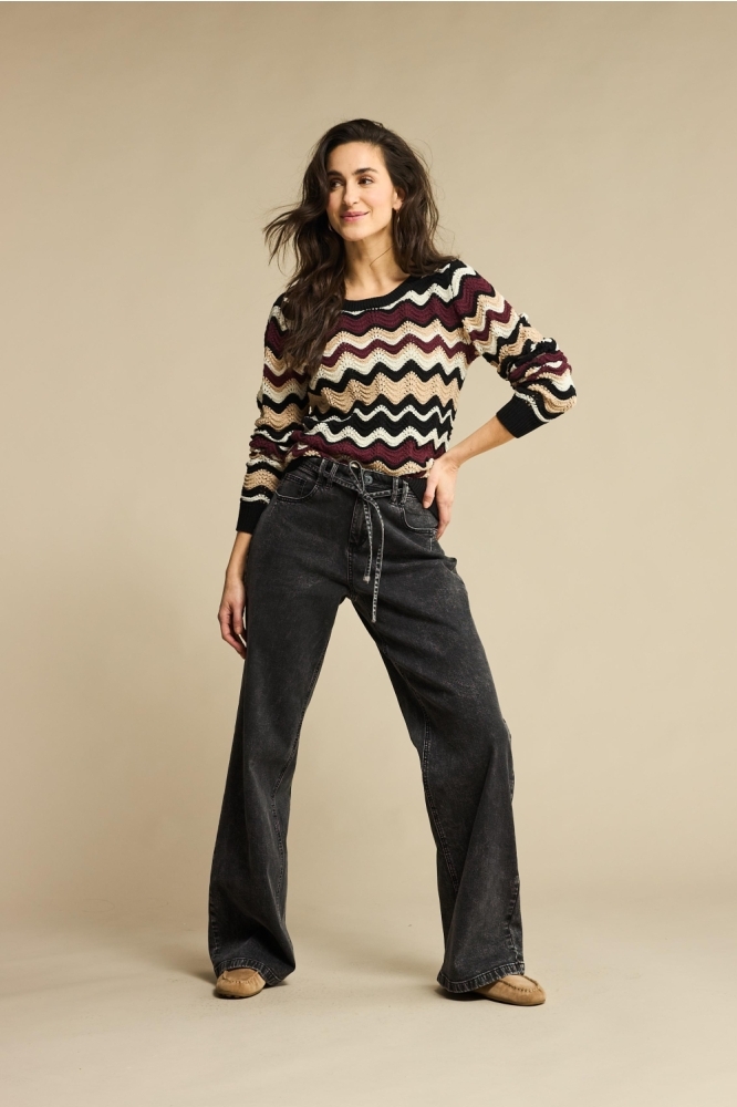 Red Button multi color dames trui | Model