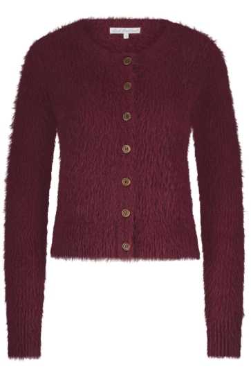 Red Button CARDIGAN FUZZY SRB4643 RUBY