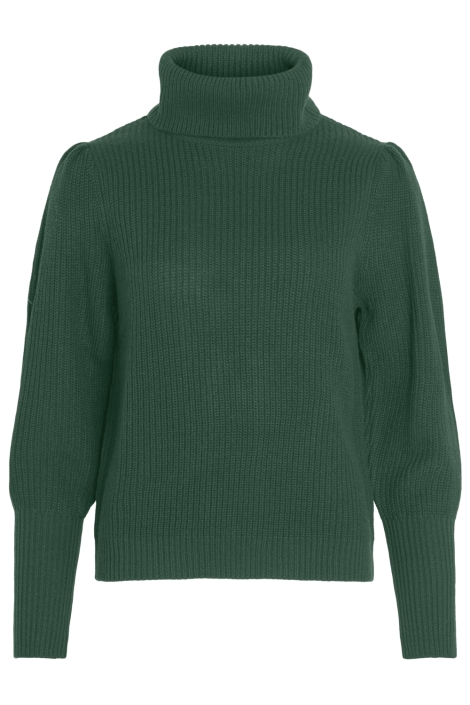 Vila groene dames trui | Vooraanzicht