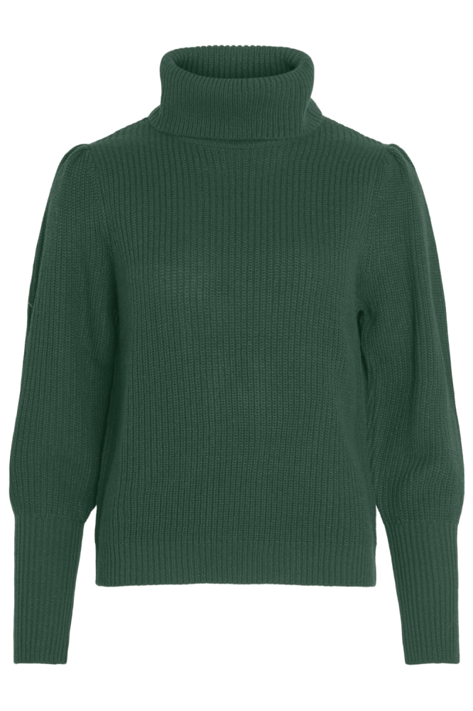 Vila groene dames trui | Vooraanzicht