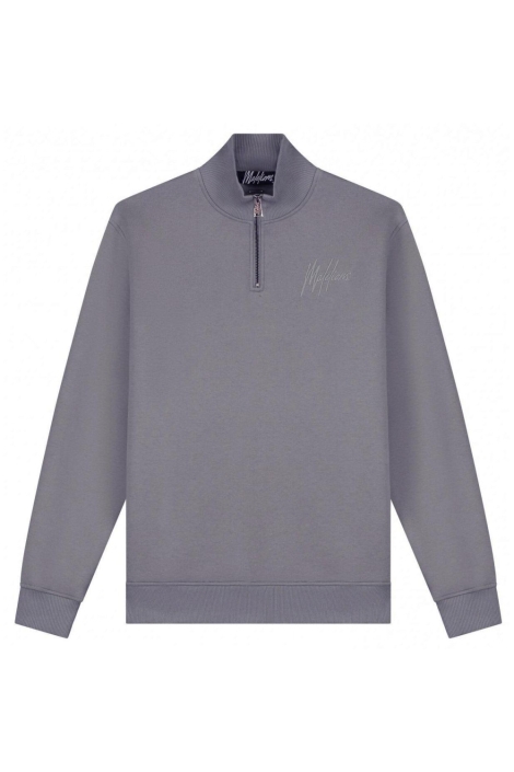 Malelions bruine heren sweater | Vooraanzicht