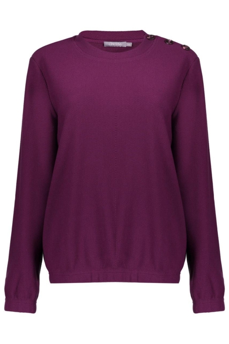 Geisha paarse dames sweater | Vooraanzicht