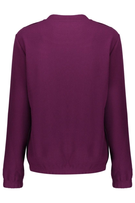 Geisha paarse dames sweater | Achteraanzicht